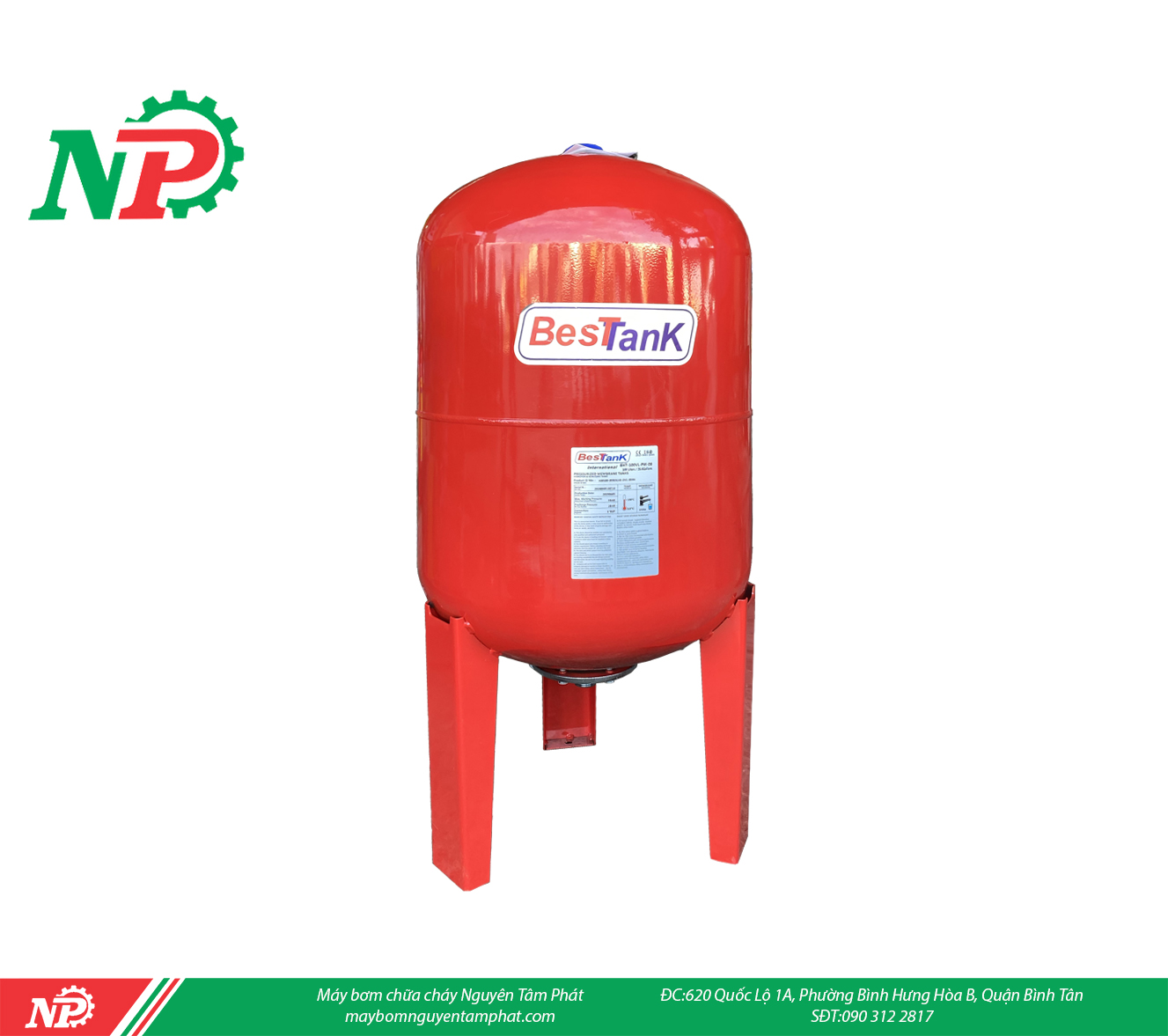 Bình tích áp 200L 10bar